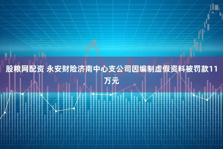 股粮网配资 永安财险济南中心支公司因编制虚假资料被罚款11万元