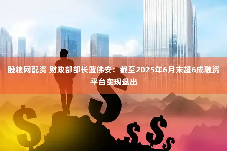 股粮网配资 财政部部长蓝佛安：截至2025年6月末超6成融资平台实现退出